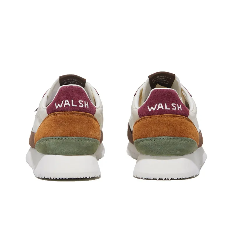 Norman Walsh Low Top Running Shoes Unisex White Brown-4