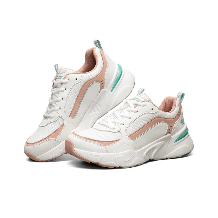 Skechers Bob's Bamina Low Top White/Pink Women's-2