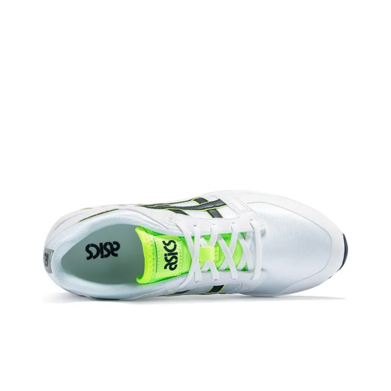 Asics Gel Saga Sou Anti Slip And Wear Resistant Breathable Low Top Running Shoes Unisex White Navy Blue-2
