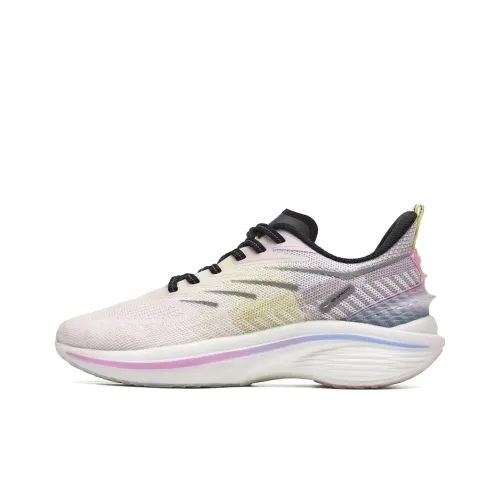 Erke Strange Bullet 3.0 Running Shoes Women's Low-Top Ivory/Rose Sand Purple