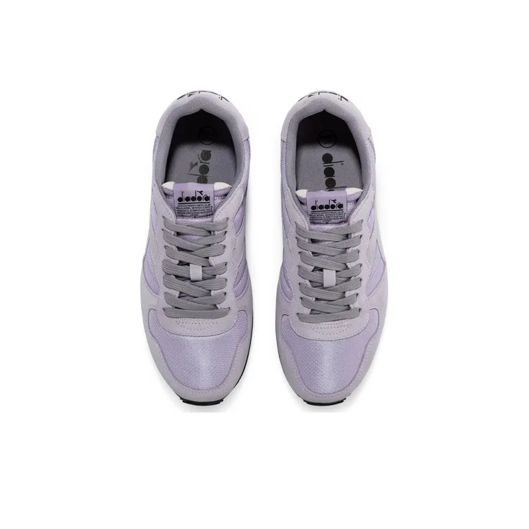 Diadora Camaro Cushioned Wear-Resistant Breathable Coverage Low-Top Running Shoes Unisex Light Purple-4