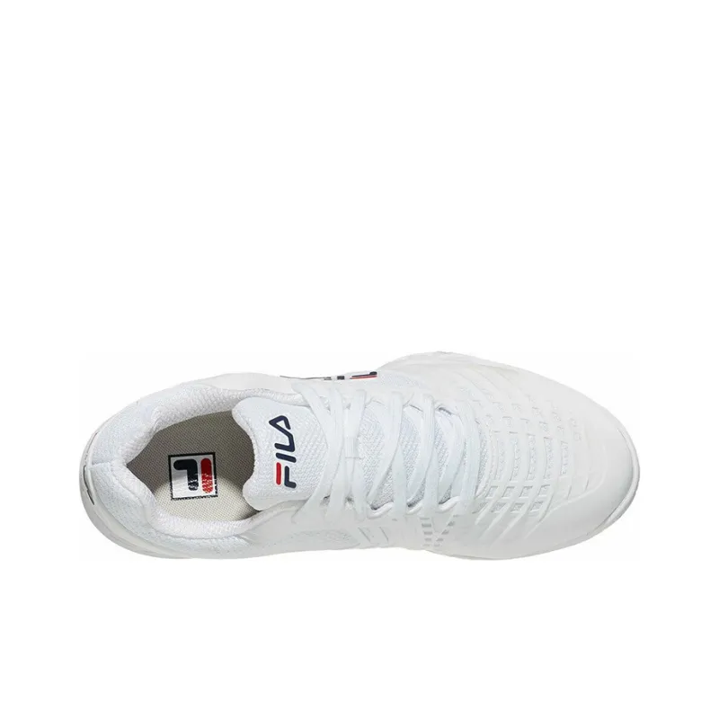 FILA Axilus 2 Cushioning, Slip Resistant, And Abrasion Resistant Low Top Running Shoes Men's White-3