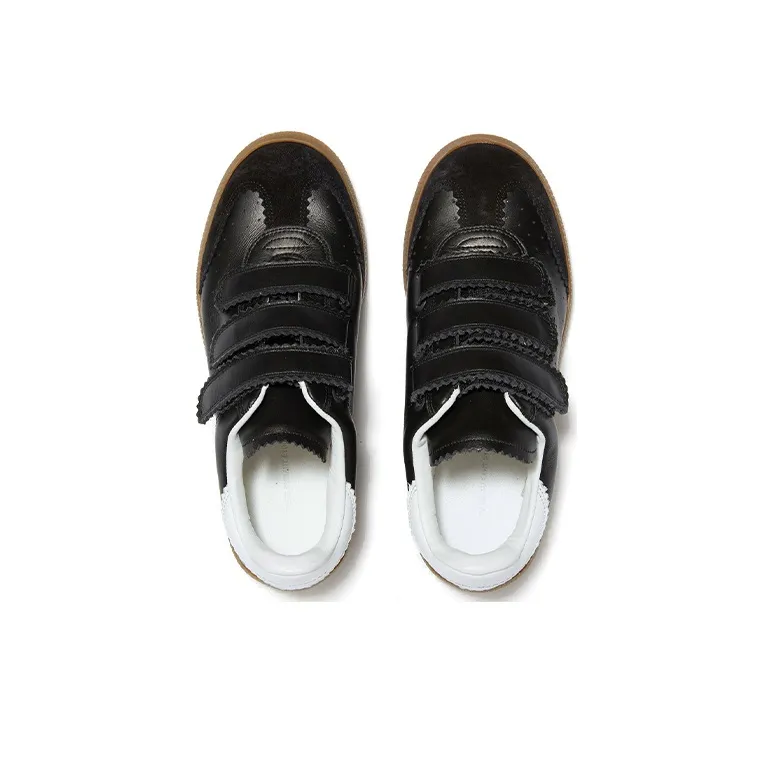 ISABEL MARANT Beth Perforated Touch-strap Sneakers-4