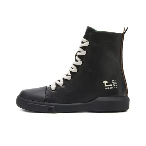 SUREN Skateboard Shoes Men High-Top Knight Black