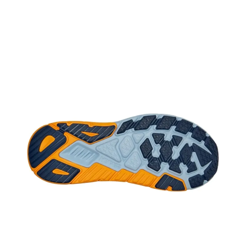 HOKA ONE ONE Arahi 6 Plein Air Blue Fog Orange-4