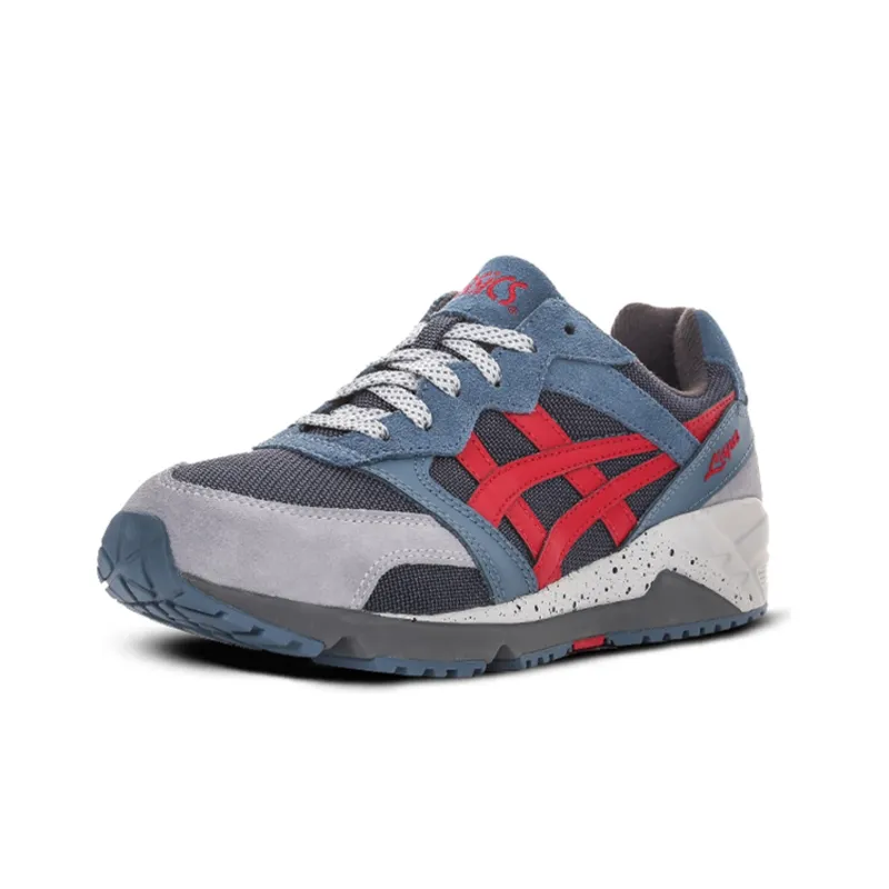 Asics Gel-Lique Wear-resistant And Lightweight Low-Top Running Shoes Unisex Blue Red-2