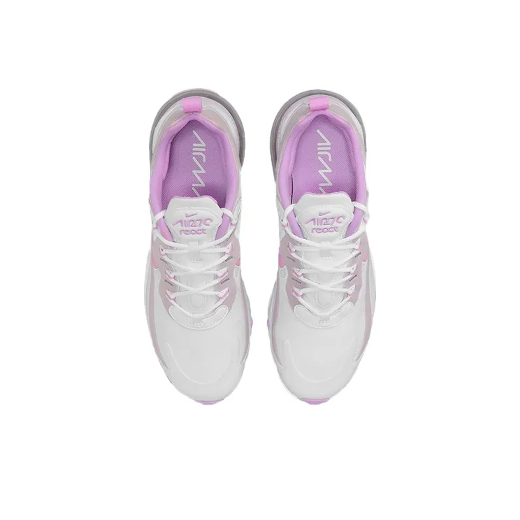 Nike Air Max 270 React 'White Fuchsia Glow Platinum Violet' Women's-3