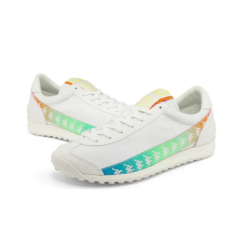 Kappa Coverage Slip Resistant And Abrasion Resistant Low Top Running Shoes Unisex White-3