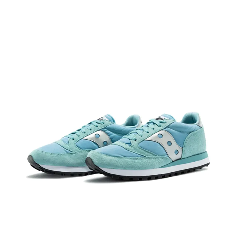 Saucony Jazz 81 Cushioning Anti Slip Wear Resistant Breathability Low Top Casual Running Shoes Unisex Blue-2