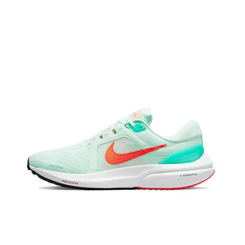 Nike Air Zoom Vomero 16 Running Shoes Women's Low-Top Light Green/White/Orange