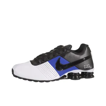 Nike Shox Deliver Coverage Breathable Slip Resistant Cushioning Wear Resistant Low Top Running Shoes Men's Blue Black