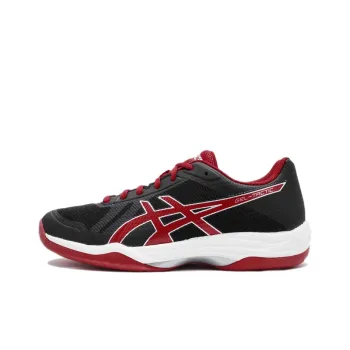 Asics Gel-Tactic 2 Anti-Slip Wear-Resistant Low-Top Running Shoes Women's Black Red