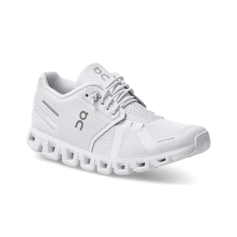 On Running Cloud 5 All White Women's-2