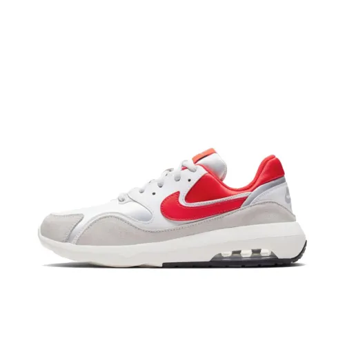 Nike Air Max Nostalgic Running Shoes Women's Low-Top White/Red