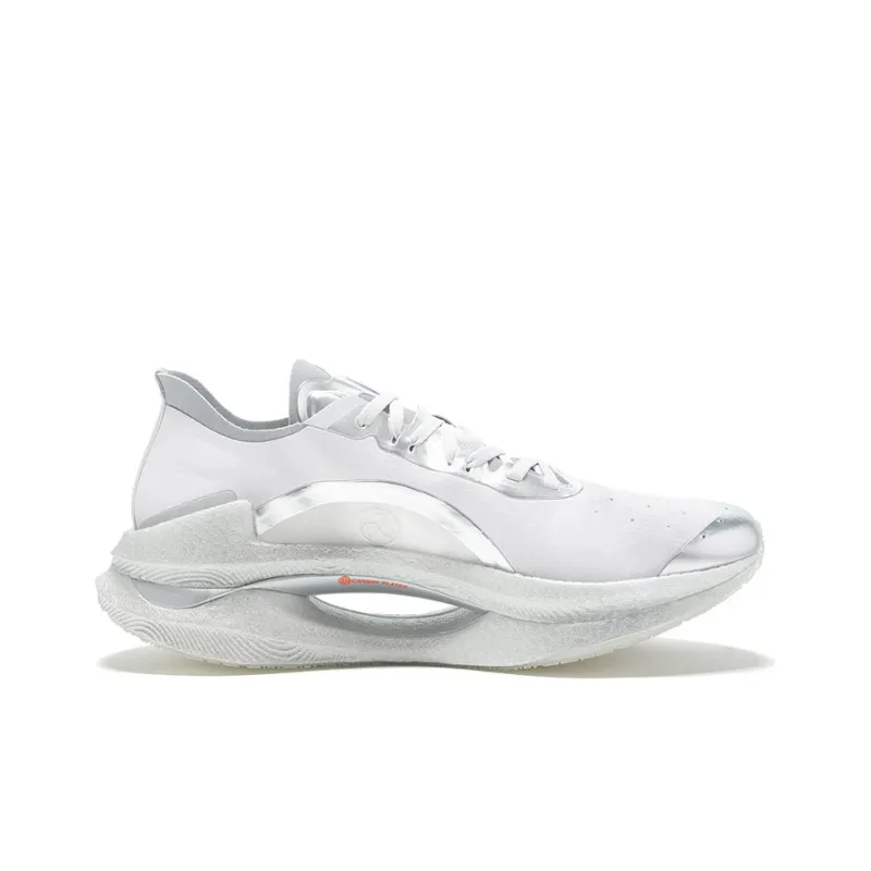 LiNing Jueying Non slip Wear resistant Shock Absorption Low Top Running Shoes Silver Phantom Titanium Air-1