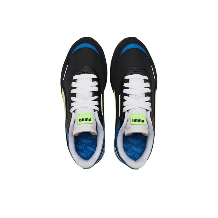 PUMA City Rider 'Electric Black Green Glare'-2