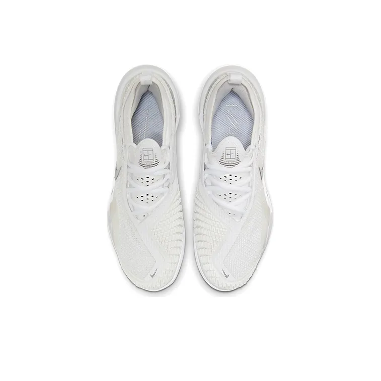 Nike Court React Vapor Nxt Grey Fog Metallic Silver Women's-3