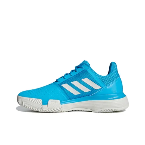 Adidas Courtjam Bounce Tennis Shoes Women's Low-Top Blue/White