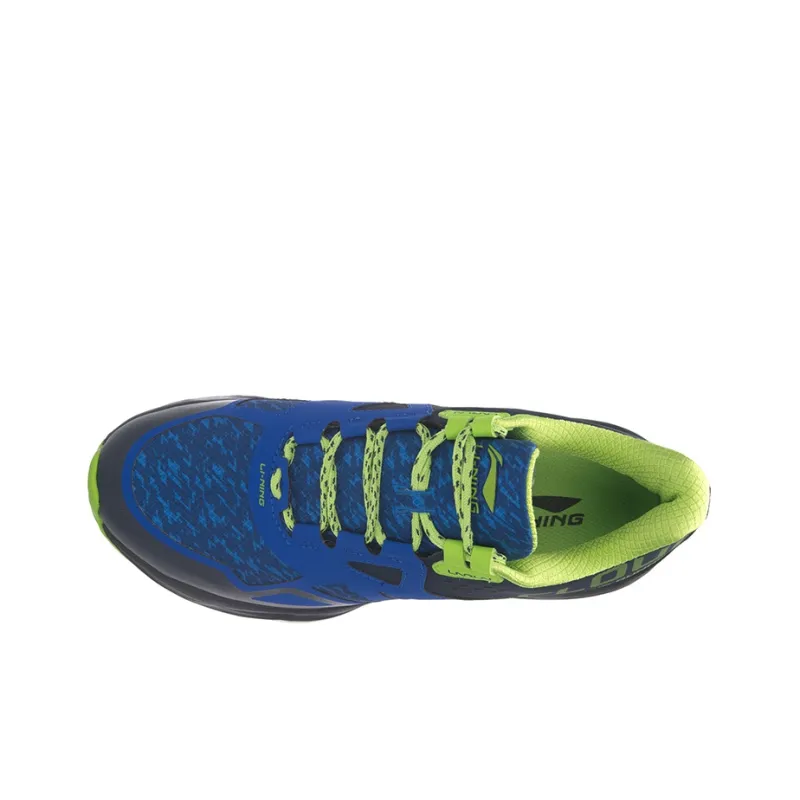 LINING Running Shoes Unisex Low-Top Black/Blue/Green-2