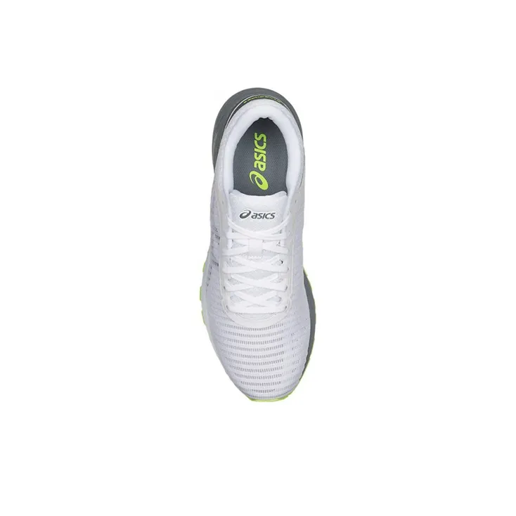 Asics Dynaflyte 2 Anti-Slip And Wear-Resistant Breathable Low-Top Running Shoes Men's White Green-3