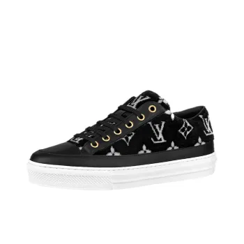LOUIS VUITTON Stellar Sneakers 'Black With White Monogram' Women's