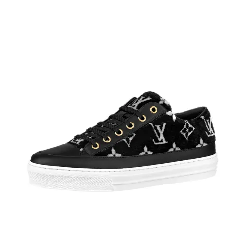 LOUIS VUITTON Stellar Skateboard Shoes Women's Low-Top Black/White