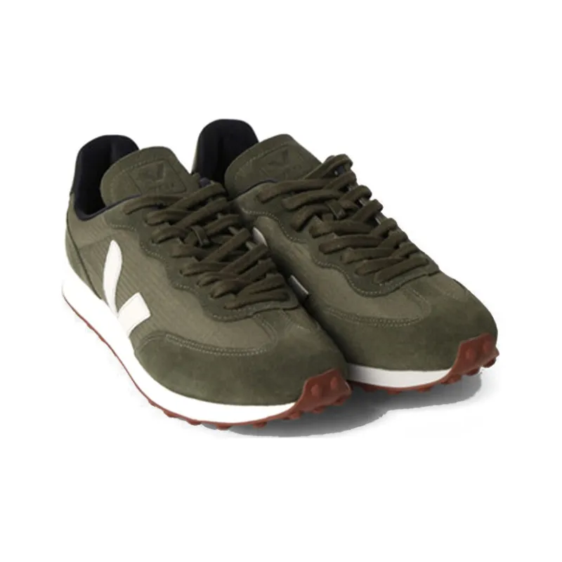 VEJA Rio Branco Stylish Skateboarding Shoes Men's Dark Green-2