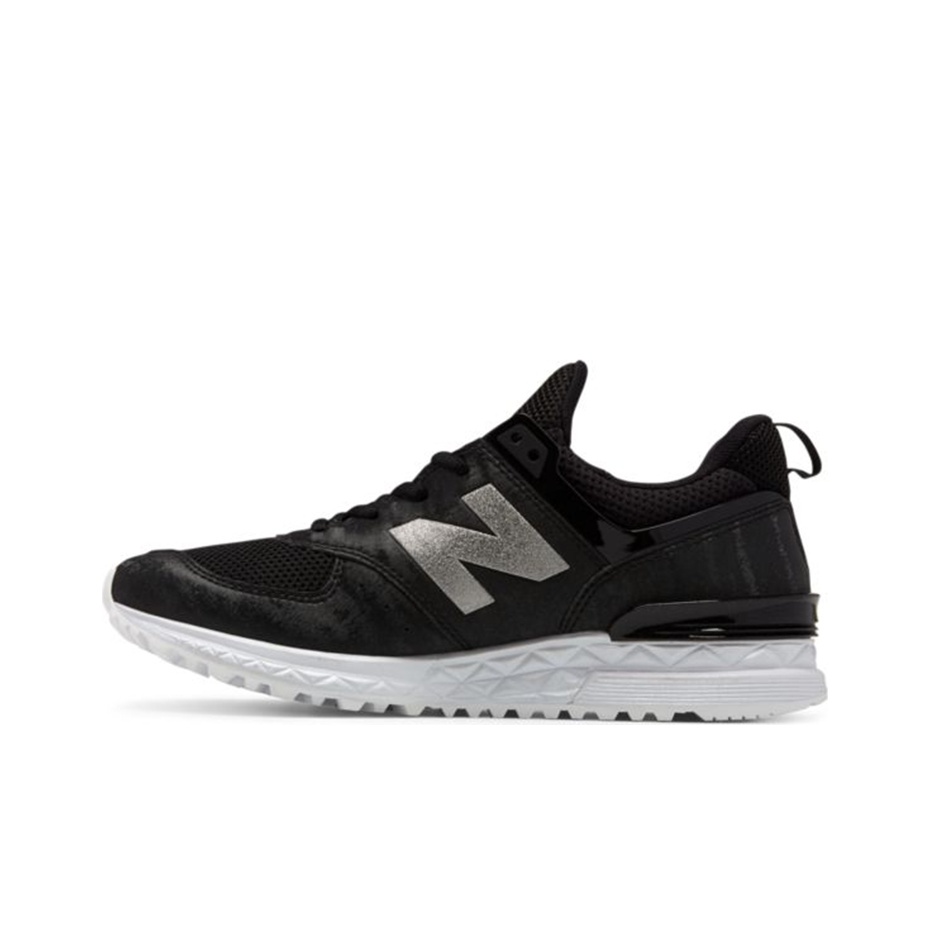 New balance 574 sport black white hotsell