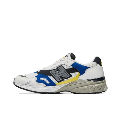 New Balance NB 920 Running Shoes Men Low-Top White/Blue/Yellow/Black