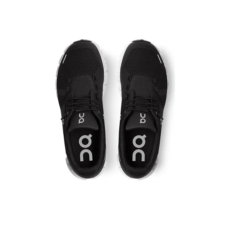 On Running Cloud 5 Black White Women's-3