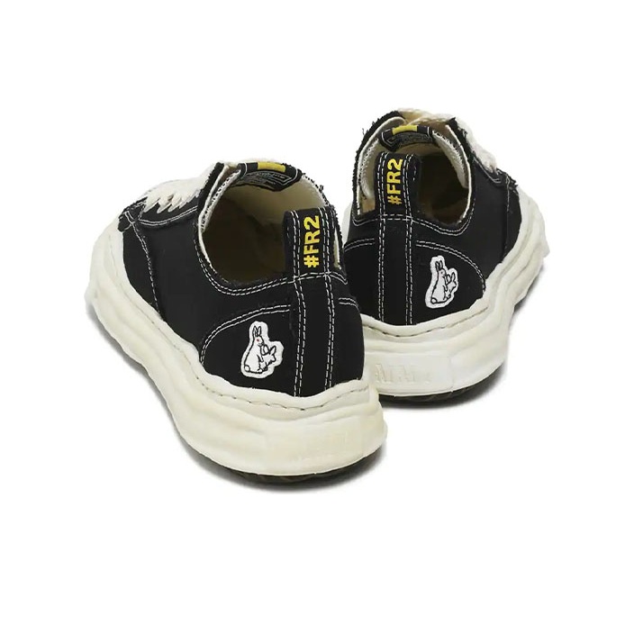 Fr2 X MIHARA YASUHIRO Skateboard Shoes Unisex Low-Top Black/White - POIZON