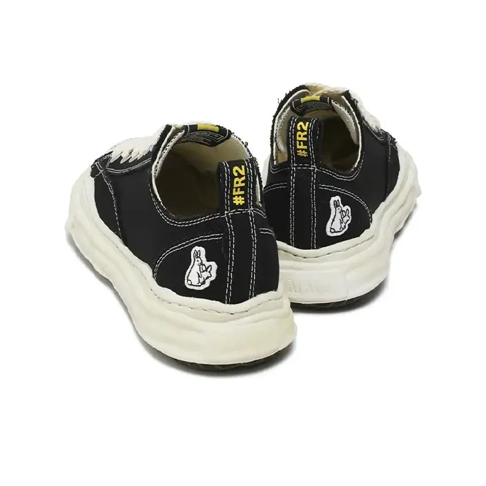 Fr2 X MIHARA YASUHIRO Skateboard Shoes Unisex Low-Top Black White 