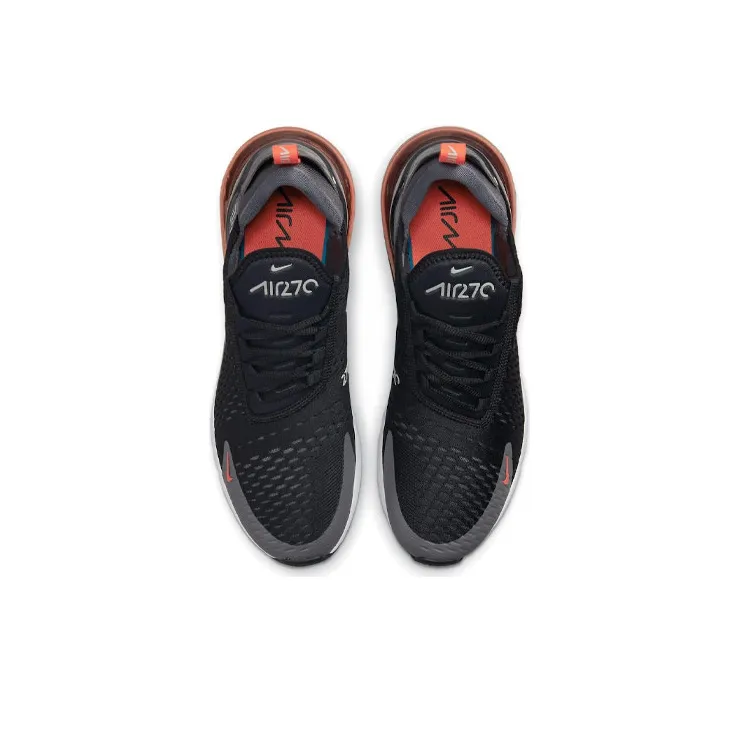 Nike Air Max 270 Essential Black Grey Orange-2