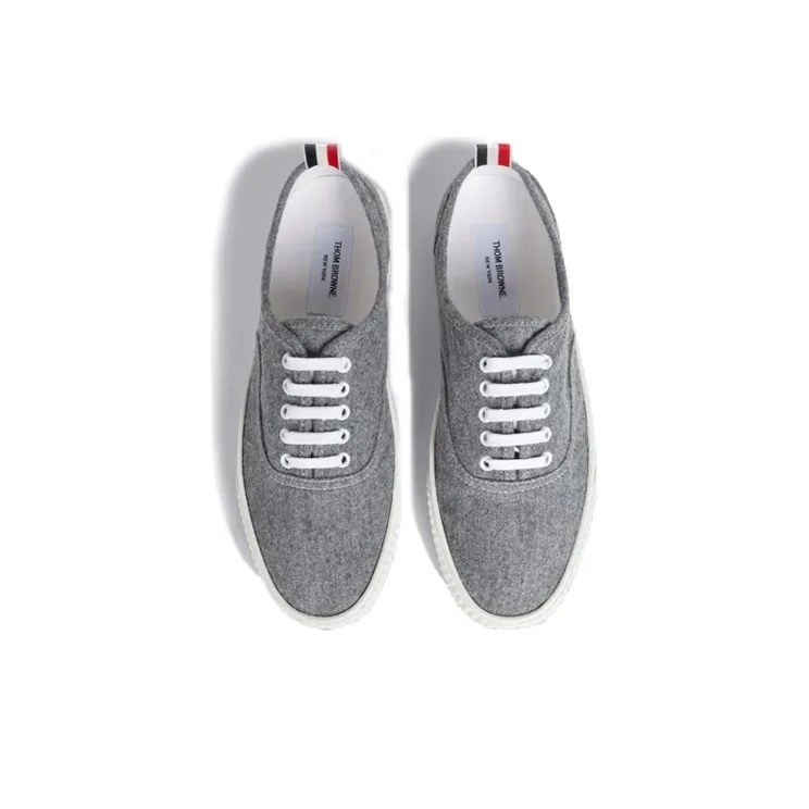 THOM BROWNE Low-top Flat Sneakers-3