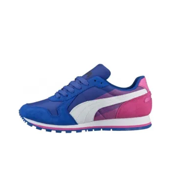 PUMA Running Shoes Unisex Mid Top Blue/Pink