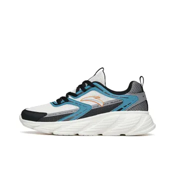 Anta Running Collection Slip Resistant Low Top Running Shoes Men's White Blue Black