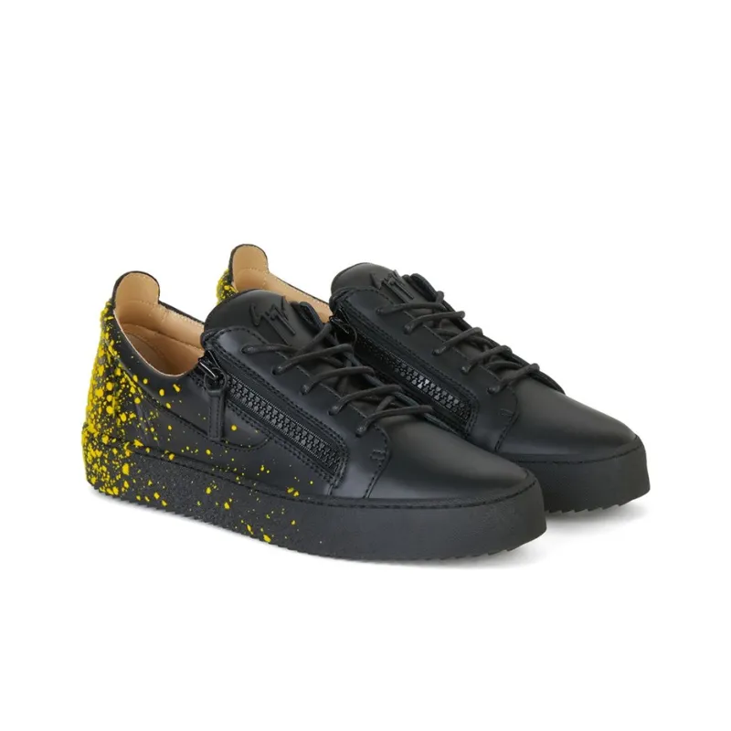 Giuseppe Zanotti/GZ Frankie Low-Top Skateboard Shoes Men's Black-2