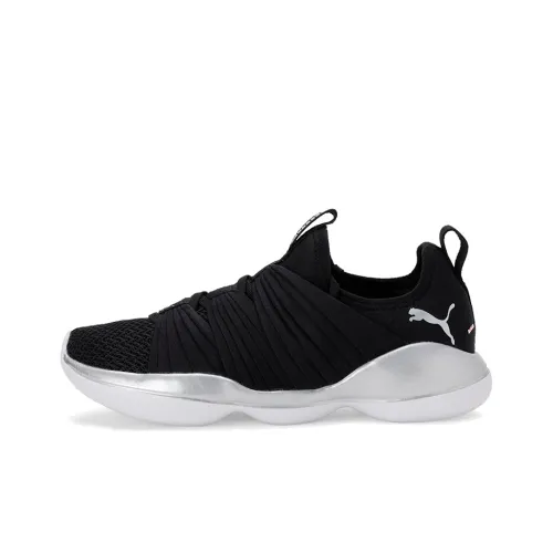 PUMA FLOURISH STELLAR Running Shoes Women's Low-Top Black/White