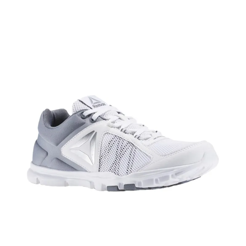 Reebok Yourflex Trainette 9.0 MT Lightweight Low-Top Running Shoes Women's White Gray-2