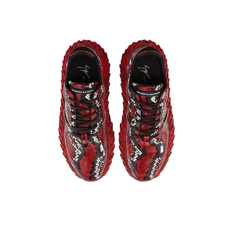 Giuseppe Zanotti/GZ Urchin Low-Top Casual Shoes Men's Red-3