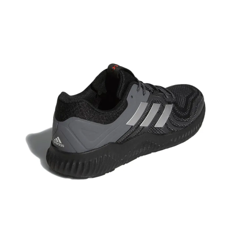Adidas Aerobounce St 2 Breathable Low-Top Marathon Running Shoes Men's Black Gray Silver-3