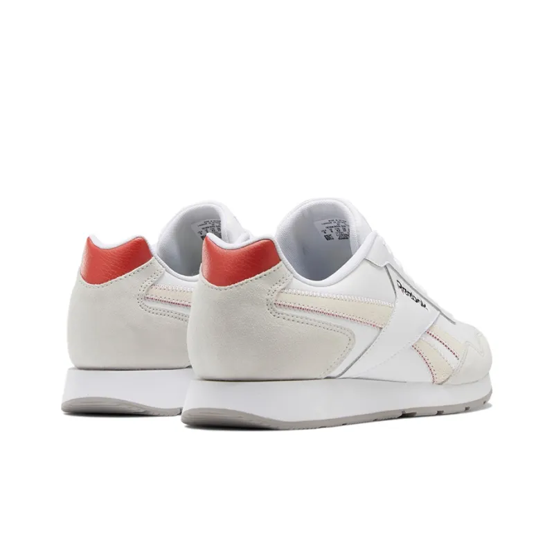 Reebok Royal Glide Running Shoes Men Low Top White/Light Brown-3