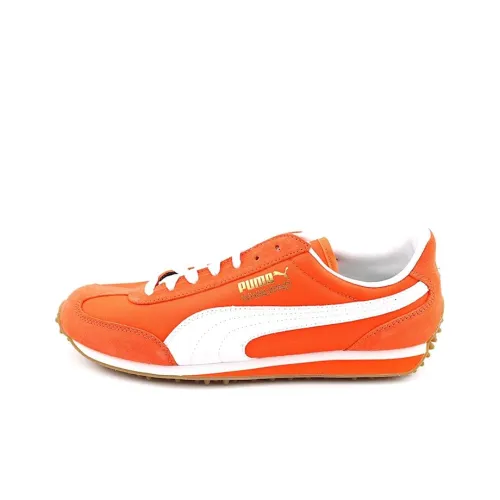 PUMA Whirlwind Classic Running Shoes Men Low-Top Orange/White