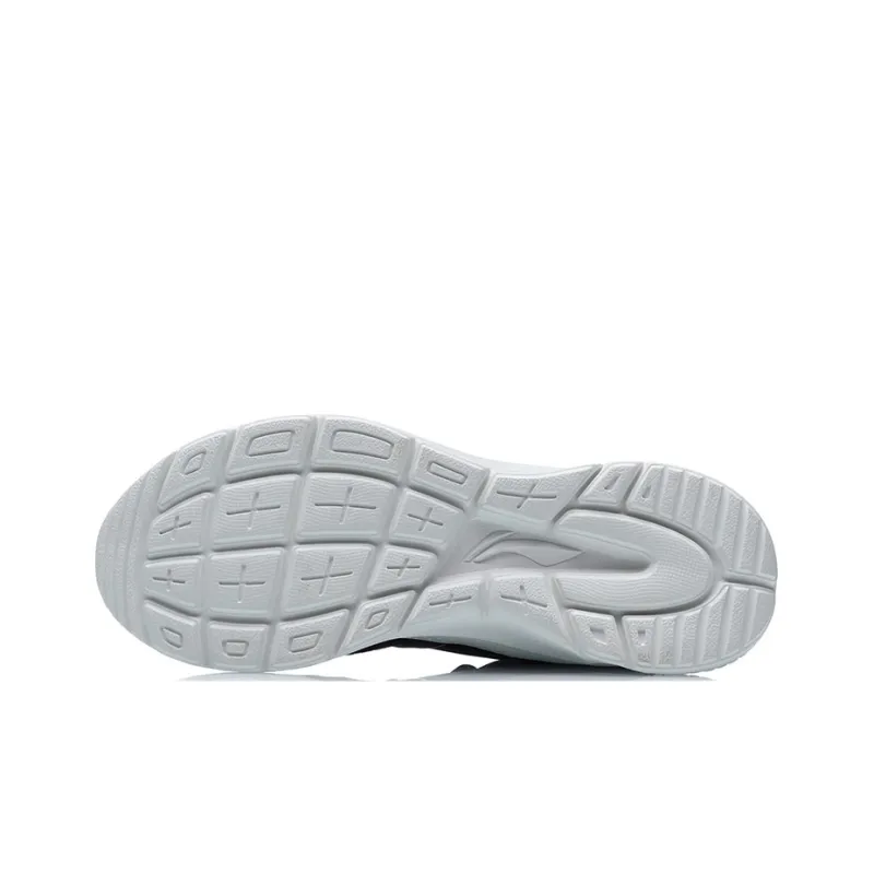 LiNing Liuyun Slip Resistant, Abrasion Resistant, Lightweight Low Top Running Shoes Women's Black White-4