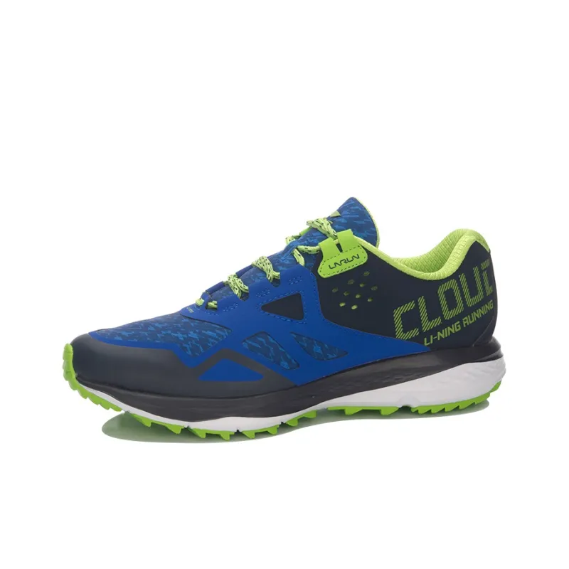 LINING Running Shoes Unisex Low-Top Black/Blue/Green-1