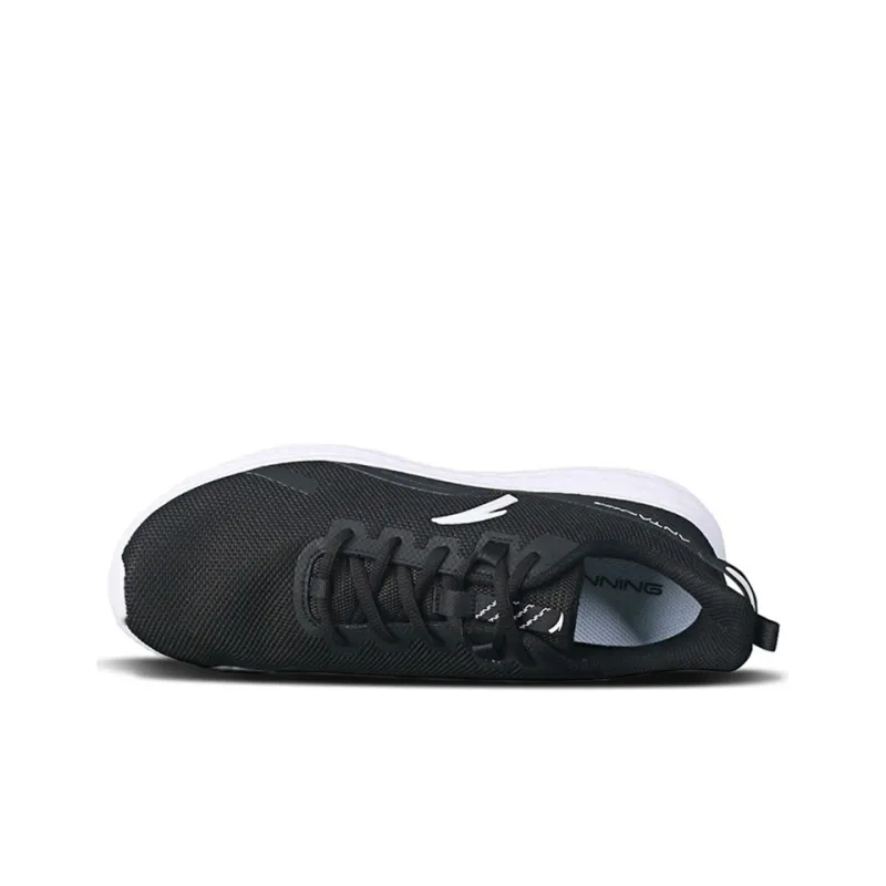 Anta Slip Resistant, Abrasion Resistant, Breathable, Rebound Low Top Running Shoes Men's Black White-2