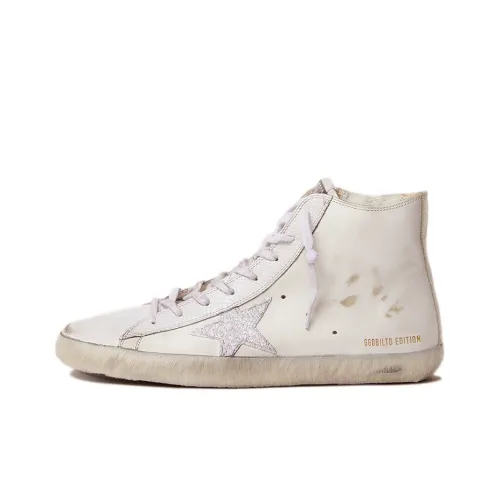 Golden Goose Francy Skateboard Shoes Men High-Top White