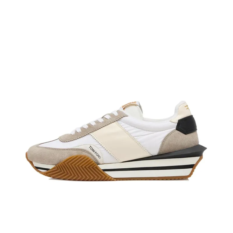 TOM FORD James Casual Shoes Men Low-Top Ecru-0