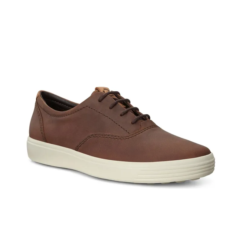 Ecco Soft 7 Skateboard Shoes Men Low-Top Brown-2