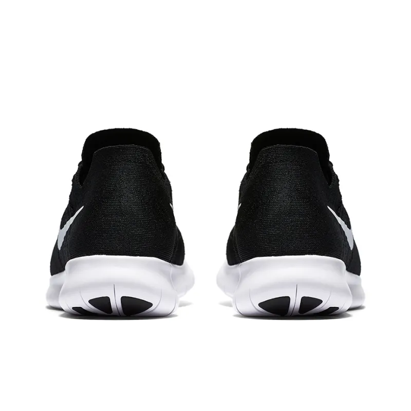 Nike Free Rn Flyknit 2017 Black White-3